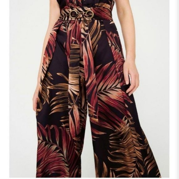 SHEIKE Floral Castaway High Waisted Wide Leg Pants - Picture 8 of 13